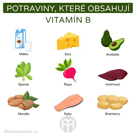 Potraviny bohaté na vitamíny skupiny B