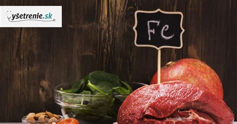 tabuľka s potravinami bohatými na železo a folát