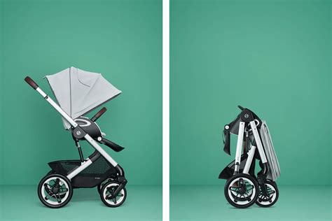Ilustrácia kočíka Cybex s ľahkou manipuláciou.