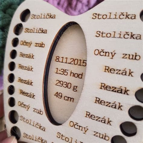 Drevená hračka s menom dieťaťa