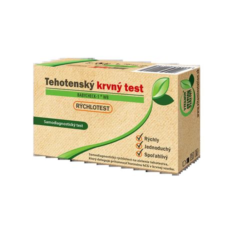Obrázok testovacieho kitu pre krvný tehotenský test