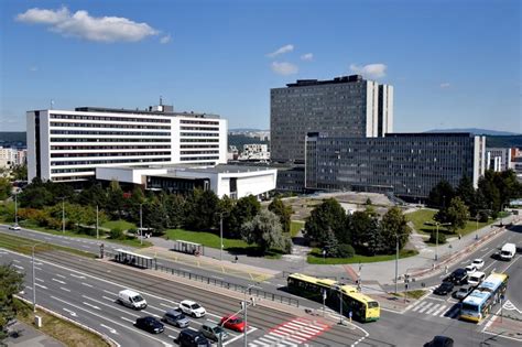 Mapa s vyznačením UPJŠ v Košiciach a univerzitnej nemocnice