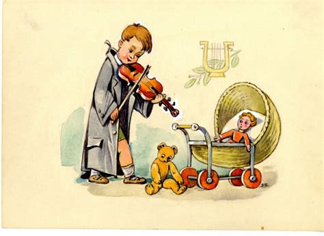 Ilustrácia dieťaťa v šedom fusaku s kožušinou v kočíku