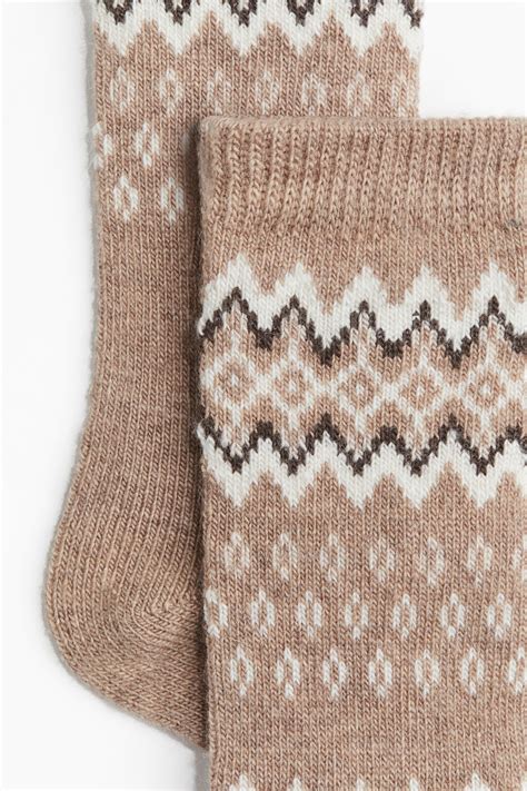 Ukážka pletených ponožiek