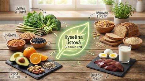 Kyselina listová a jej zdroje