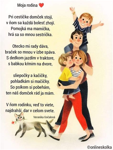 Ilustrácia spokojnej rodiny