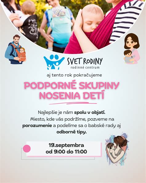 Ilustrácia výhod nosenia detí