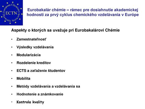 Štruktúra ECTS kreditov na vysokých školách