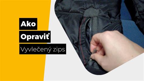 Ukážka dvojcestného zipsu na fusaku