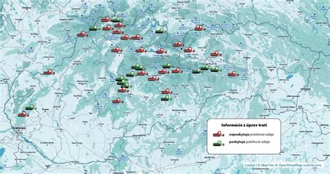 Mapa zobrazujúca trasu pohybu dieťaťa