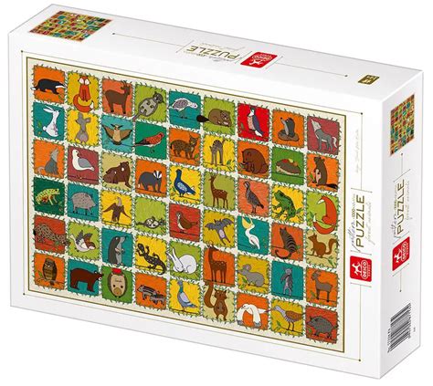 Sada puzzle s motívmi lesných zvierat