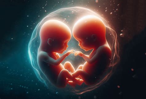 Šípka ukazujúca na oplodnené vajíčko, ktoré sa uhniezďuje v maternici.