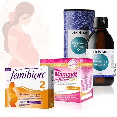 Zoznam dôležitých vitamínov pre tehotné ženy.
