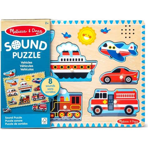 Drevené puzzle so zvukmi