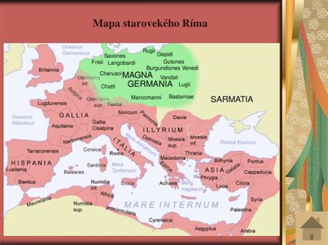 Mapa starovekého Ríma