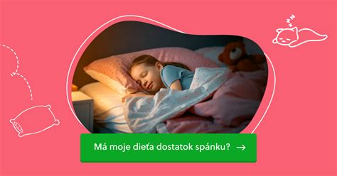 Spánkové potreby detí podľa veku