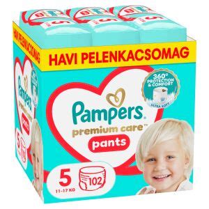 Schéma porovnania veľkostí plienok Pampers Pants Junior
