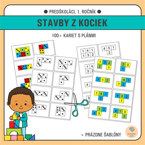 Dieťa skladá písmená z kociek