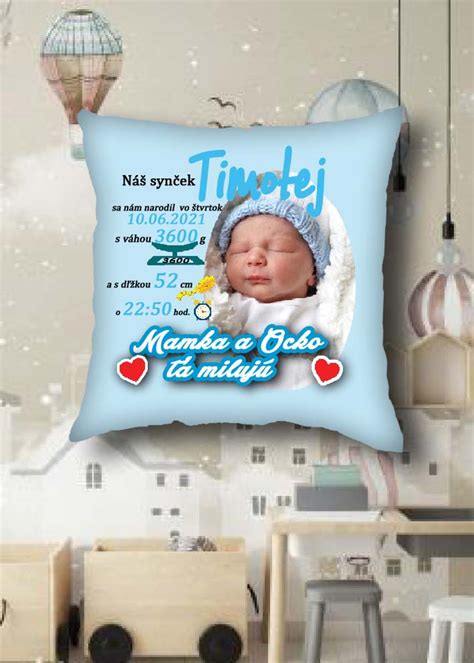 Ilustrácia srdca s menom dieťaťa