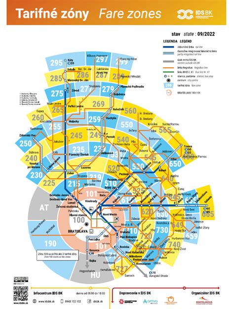 Mapa zón IDS BK