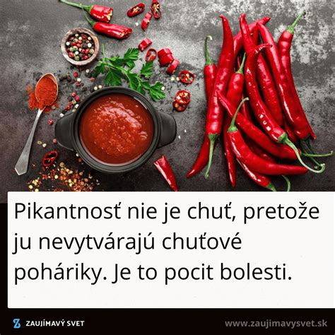 pikantné jedlo
