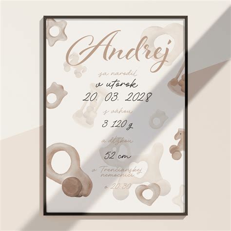 Ilustrácia oznámenia o narodení dieťaťa