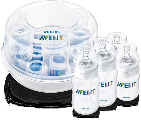 Schéma plnenia sterilizátora AVENT