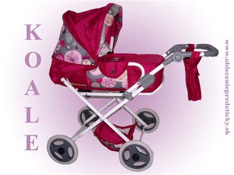 detaily rôznych typov kočíkov pre bábiky