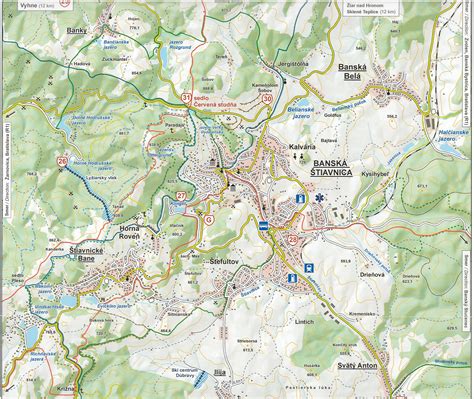 Mapa Betlehema a okolia