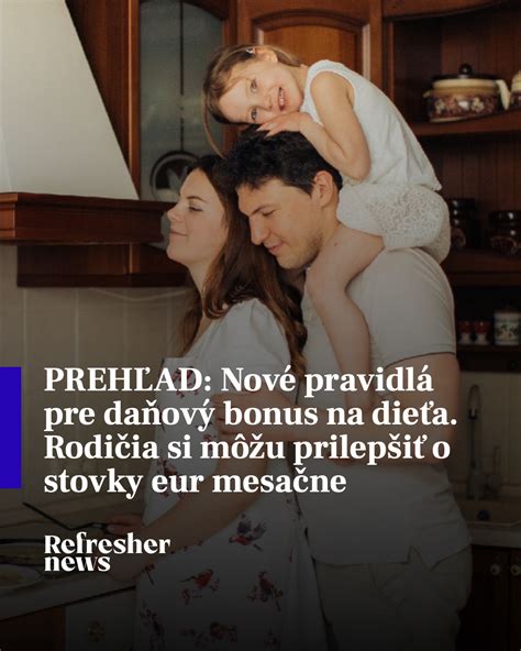 Rodicia sa dohaduju o danovy bonus