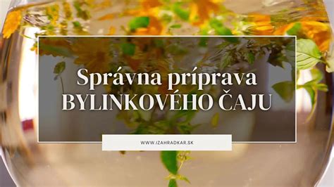 Ilustrácia prípravy bylinkového čaju