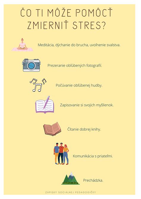 Infografika zobrazujúca rôzne metódy zvládania stresu u detí: dýchanie, kreslenie, rozhovor.