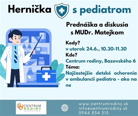 Ilustrácia rodiny s pediatrom.