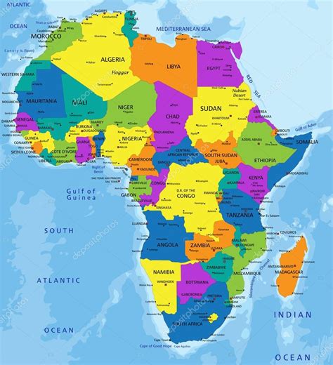 Mapa Južnej Afriky s vyznačeným Lesotho