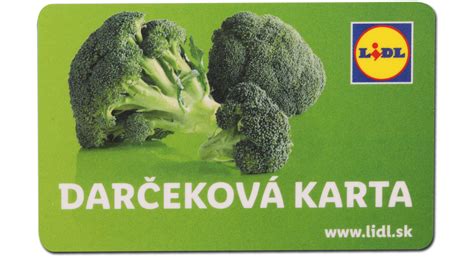 Lidl darčeková karta