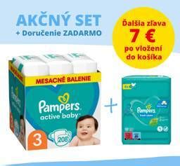 balenie Pampers Sensitive vlhčených utierok