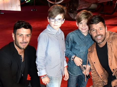 Ricky Martin s rodinou