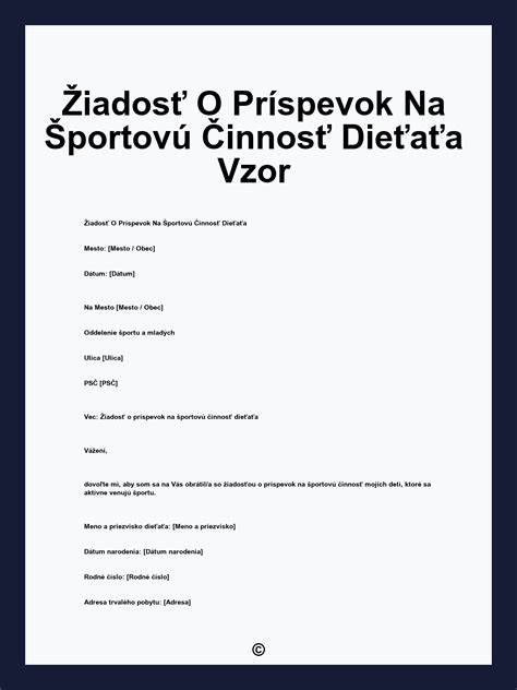 Infografika o príspevku na športovú činnosť dieťaťa