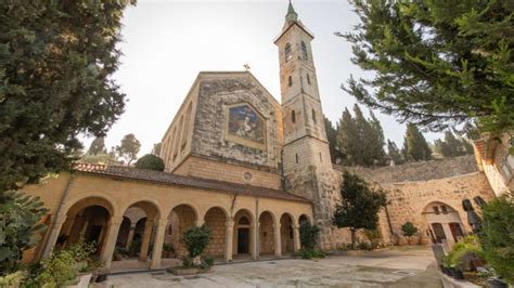 Mapa regiónu Judey s vyznačeným Ain Karem