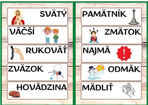 Karty s obrázkami na hľadanie