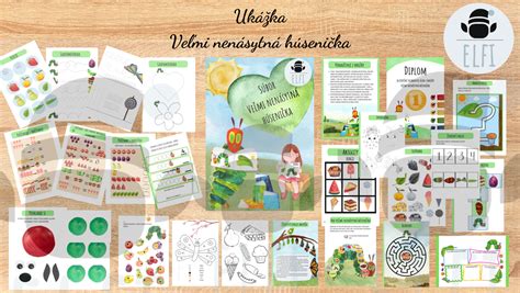 Ilustrácia zelenej húseničky ako maskota jaslí Húsenička