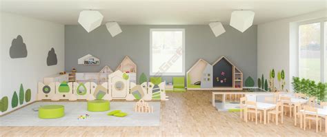 Areál materskej školy s hracími prvkami