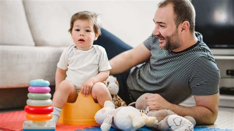 Ilustrácia dieťaťa na nočníku