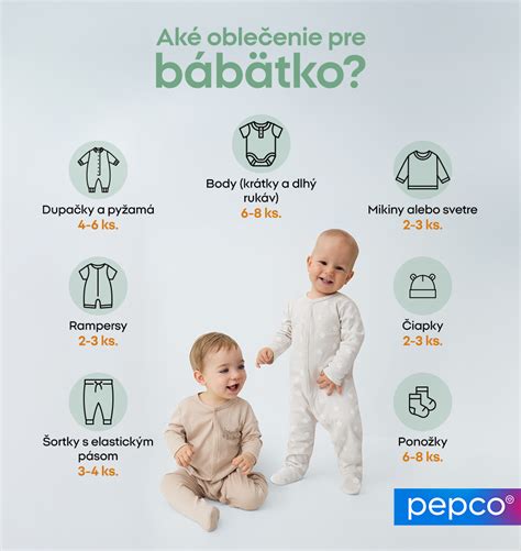 Vrstvené oblečenie pre bábätko
