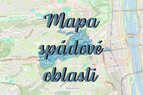 Mapa znázorňujúca spádové oblasti materských škôl