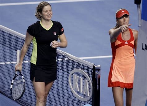 Kim Clijstersová počas zápasu