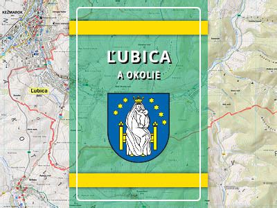 Mapa obce Ľubica, rodiska Štefana Harabina