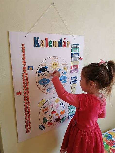 kalendár s odporúčanými potravinami pre deti