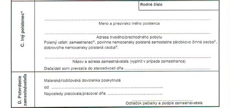 Žiadosť o materské