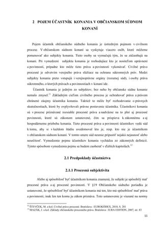 Schematické znázornenie priebehu súdneho konania